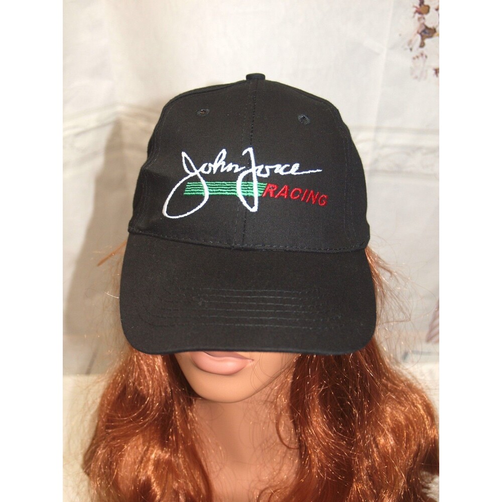 John Force Racing Hat Cap Unisex OSFM Black NHRA NASCAR Racing Castrol NEW
